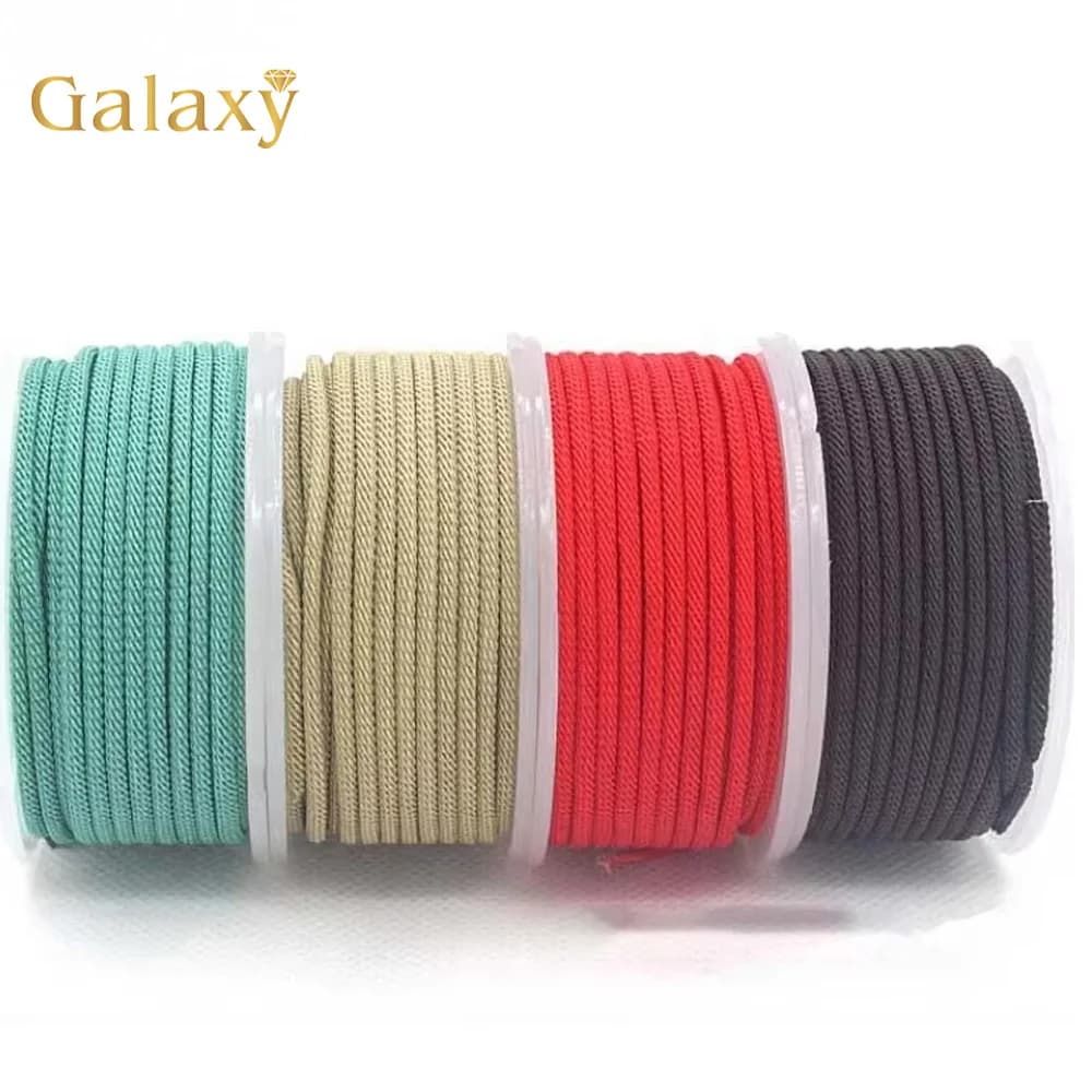 Stringa di filo di nylon di alta qualità 2mm 2.5mm 3mm per nappe fai da te che realizzano braccialetti intrecciati collana accessori artigianali fatti a mano