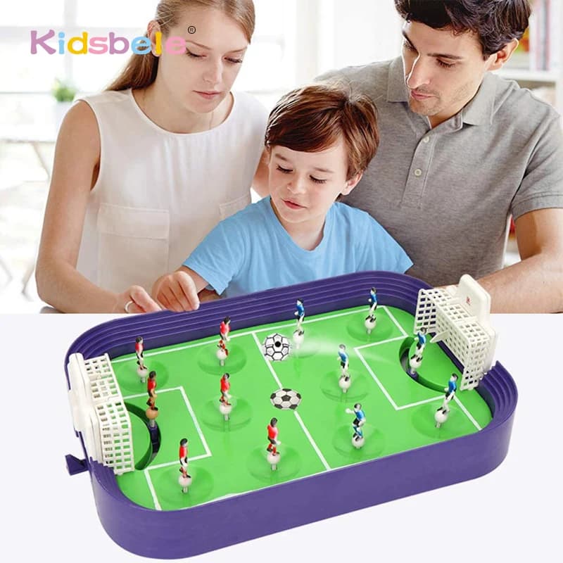 Mini calcio competitivo per bambini Campo da calcio Gioco interattivo da tavolo Giocattolo puzzle Gioco di calcio competitivo Giocattolo per famiglie