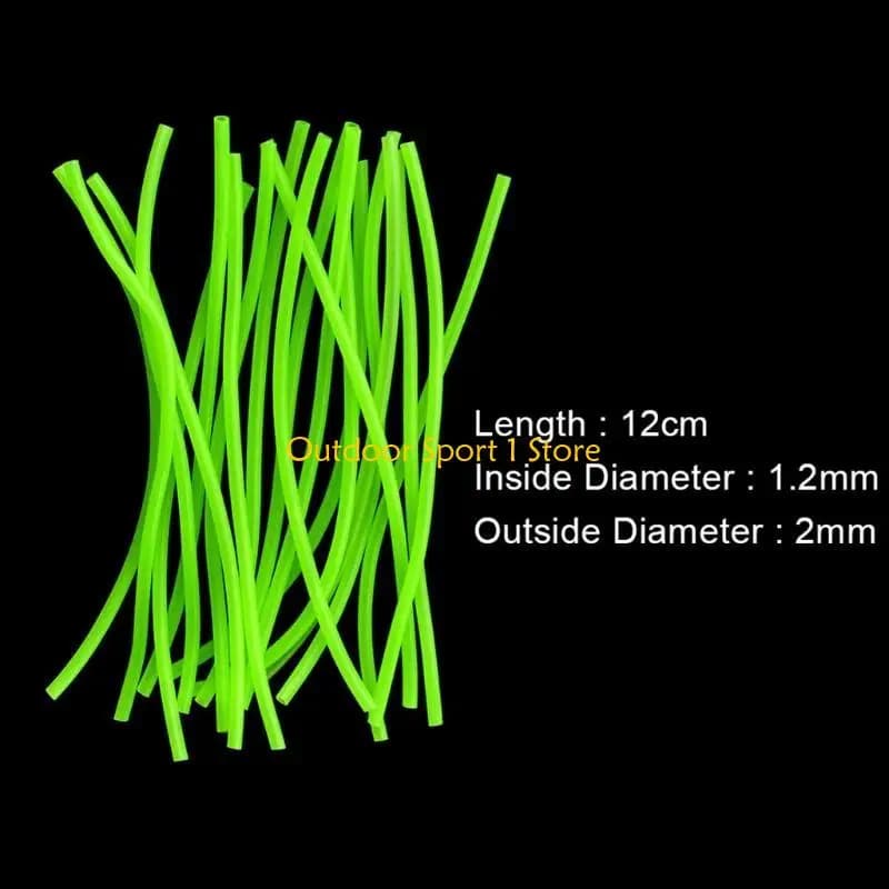 A0KA 170 pieces/box Fishing glow fishing assorted oval-shaped pearls bright pearls set fishing tubes Accessories for