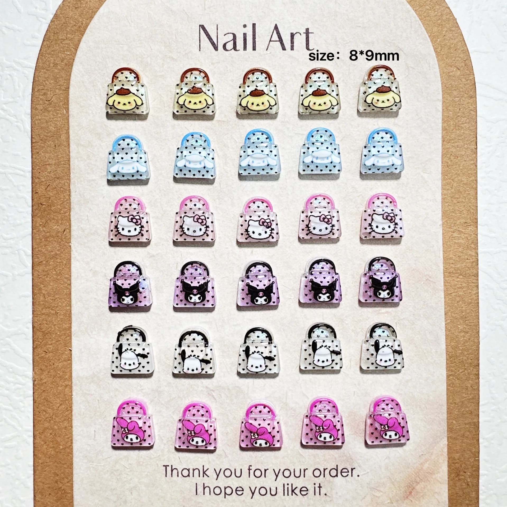 100 Pezzi di Charm 3D Unici a Forma di Gattino KT - Decorazioni per Unghie in Resina, Trendy Accessori per Manicure Fai-da-Te Kawaii