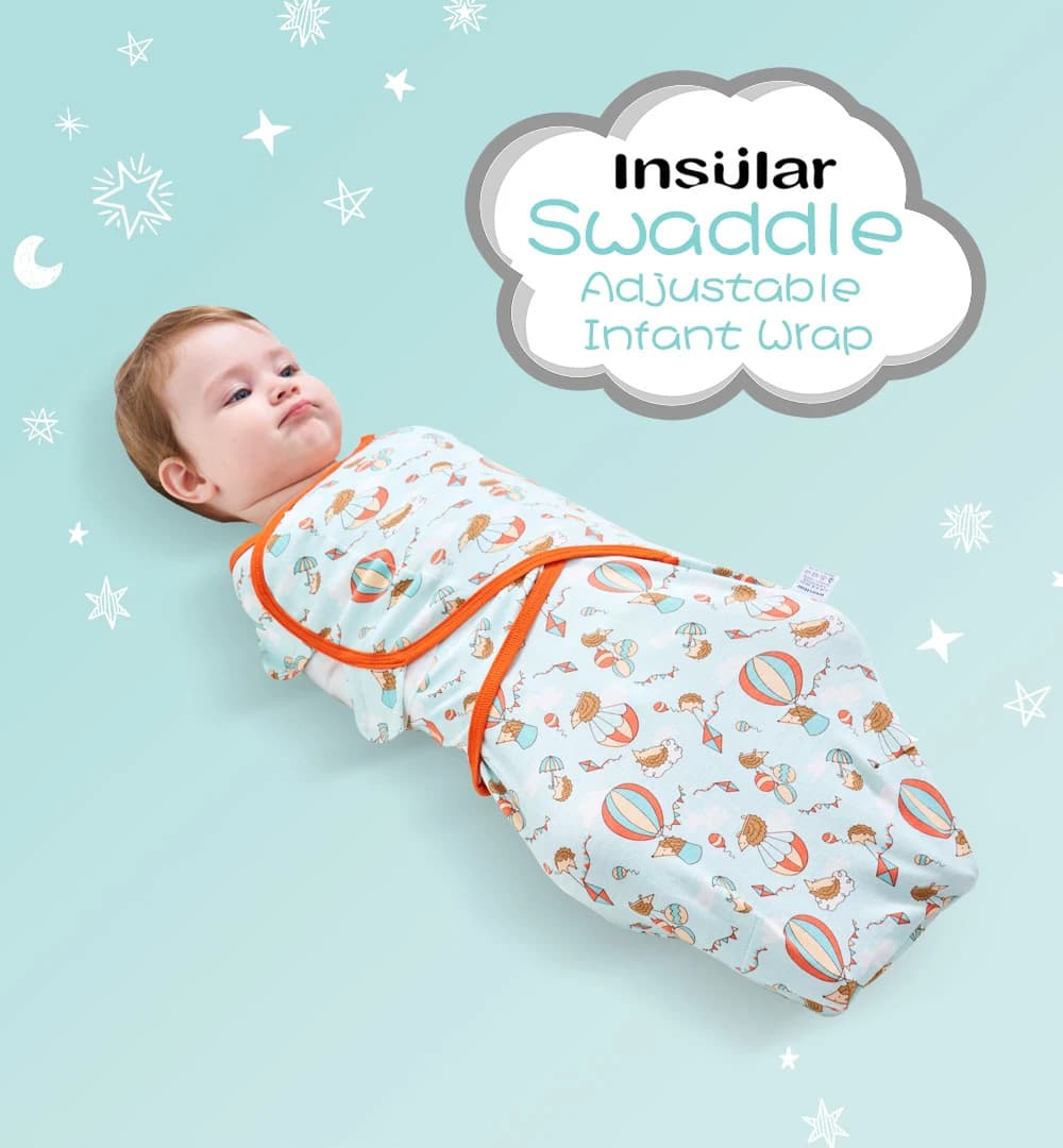 INSULAR 2pc Baby Swaddle Wrap Soft 100% cotone coperte per bambini neonato Swaddle Wrap coperta avvolgente per neonati coperta calda per biancheria da letto per bambini