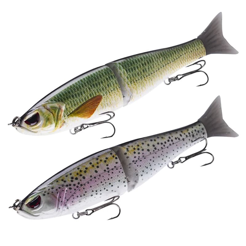 18 cm-62g Multi-Giunto Pesce Imitazione Bassdash Swimbaits Luccio Trota Esche Scorrevoli Piccola Trota Dura Bass esche da pesca