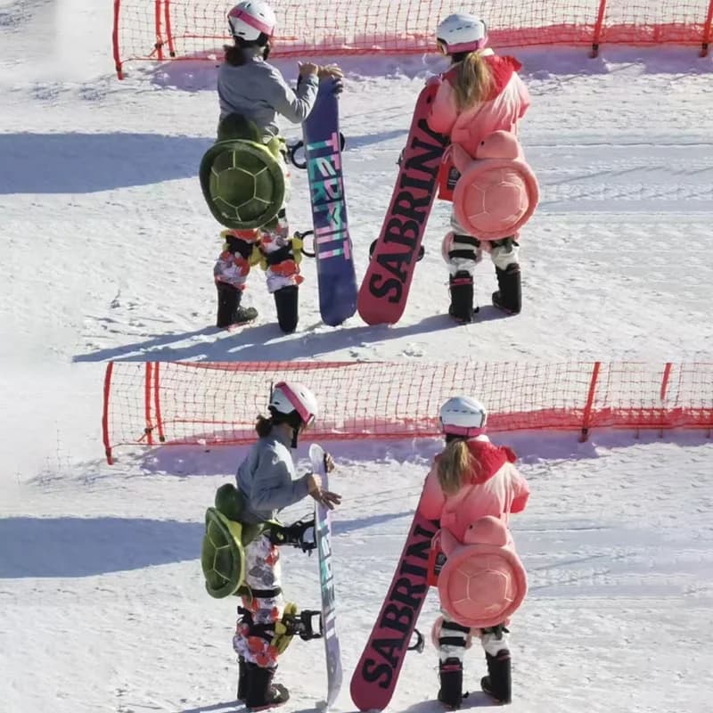 Turtle anti fall hip knee protective pads for parent child,shock absorbing,suitable for skiing,snowboarding and ice skating.