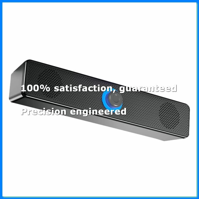 Altoparlanti Cablati Portatili HIFI per Home Theater, Soundbar Stereo con Bassi, Subwoofer USB Compatibile con Computer, TV, Telefono-A09I