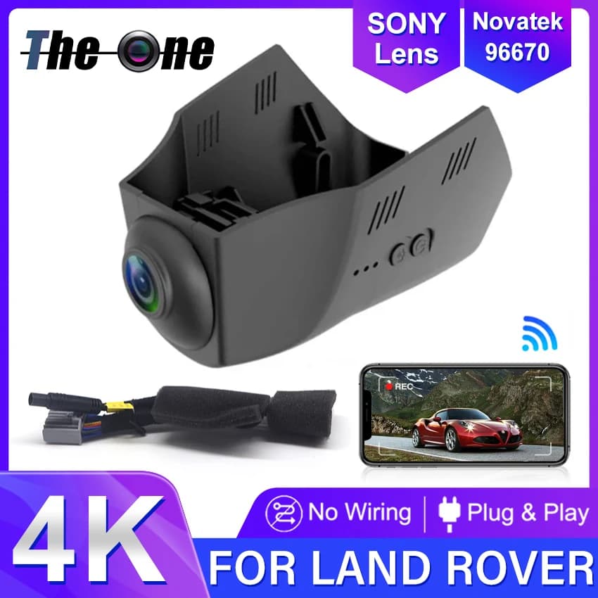 For Land Rover Range Rover Velar (L560) 2018 ~ 2025 4K Dash Cam for Dashcam Car Recorder WIFI Dvr Car Registration Devices