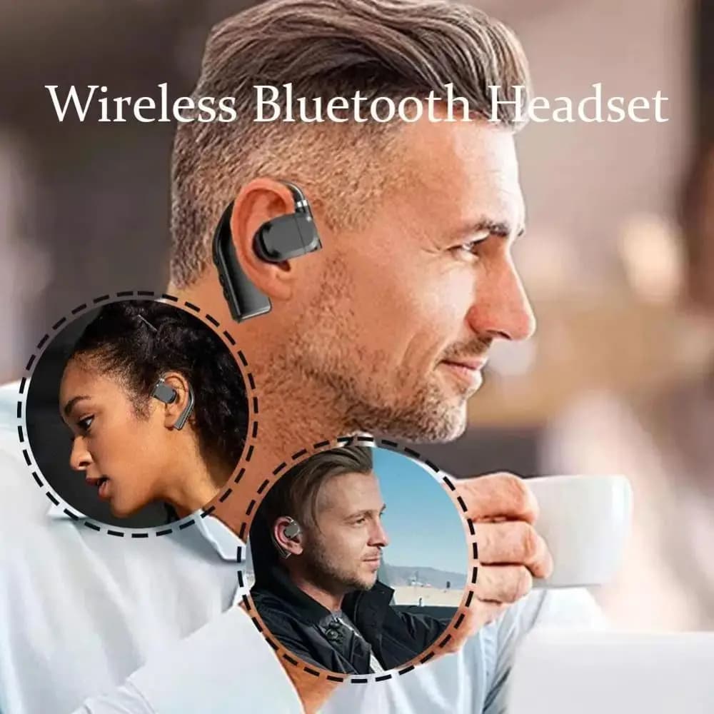 Bluetooth 5.4 Wireless Bluetooth Headphones Earhook Design With Microphone Gaming Headset Noise Reduction Stereo Sound 2026
