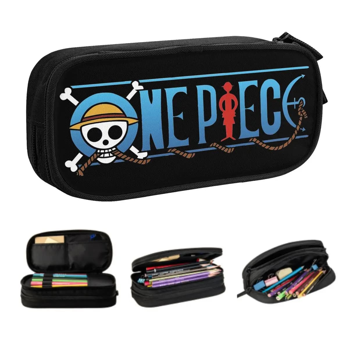 Astuccio Personalizzato con Logo O-One P-Pieces per Ragazzi e Ragazze, Grande Portapenne, Scatola per Cancelleria