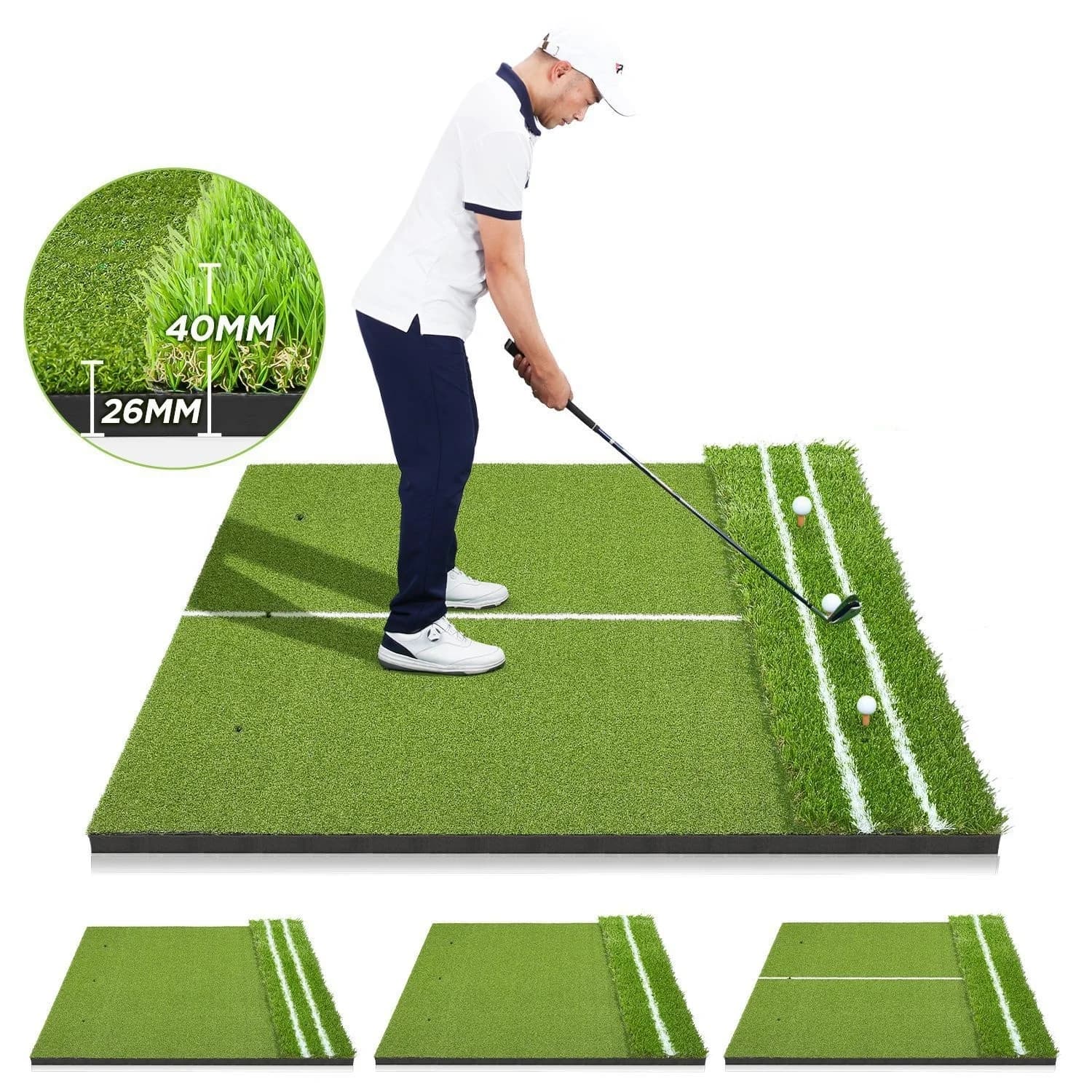 Tappetini da golf PGM Guida alla linea ausiliaria 1.2x1.5m Altalena per interni ed esterni DJD050