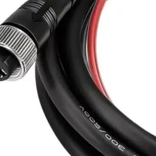 For Saltwater Fishing Black red Reel Battery Cable Crocodile Clip For Fishing Equipment Fishing Tackle Box Silicone Wire Sheath