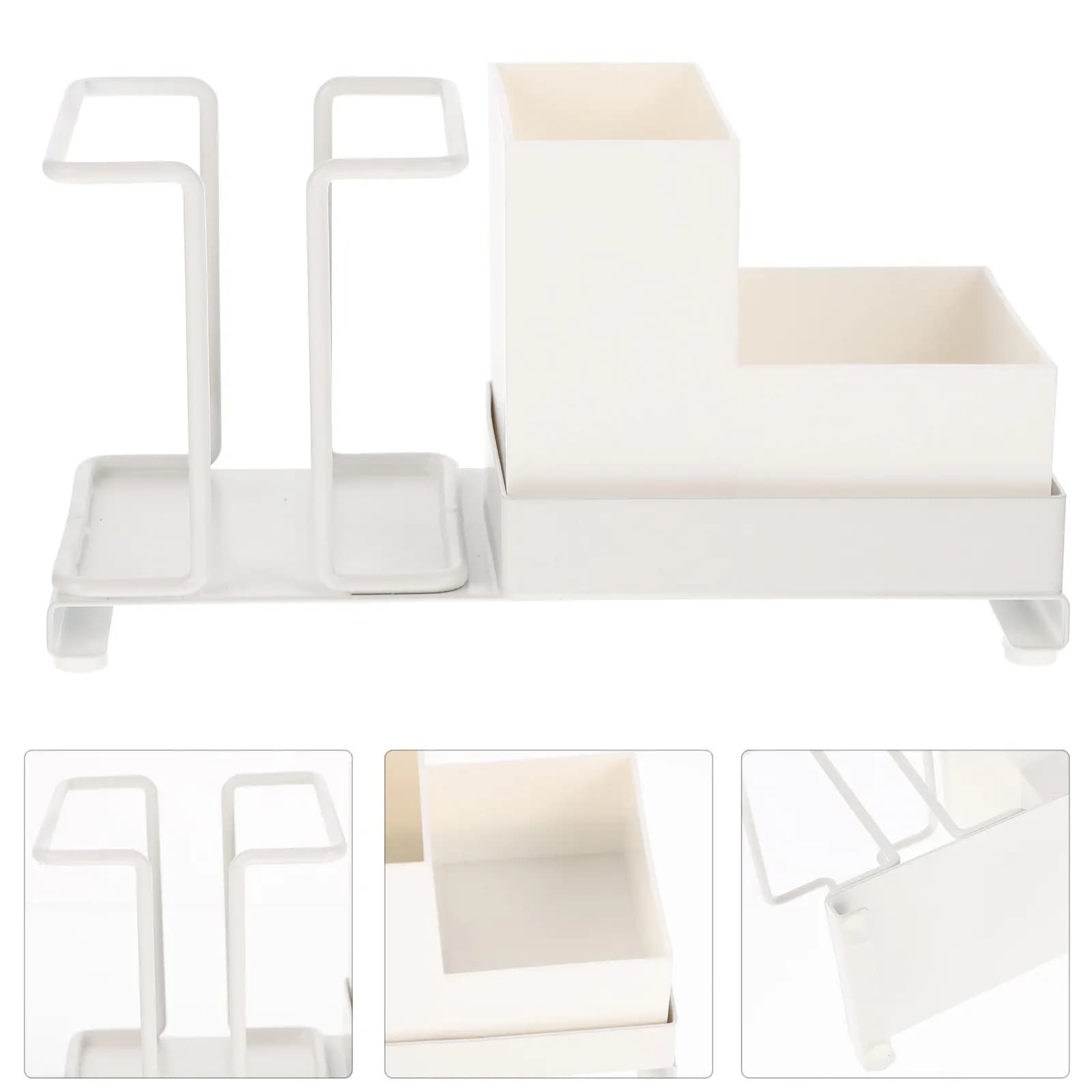 Coffee Bar Organizer Disposable Paper Cup Holder Storage Box for Tea Sugar Packets Coffee Station Supplies Home Office Hotel