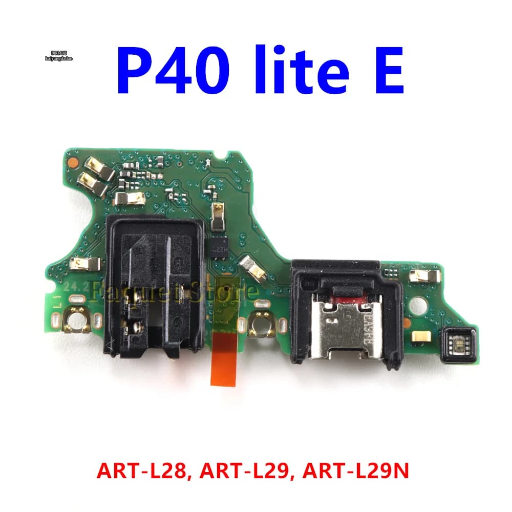 Porta di ricarica USB per Huawei P40 Lite E, connettore dock, scheda microfono