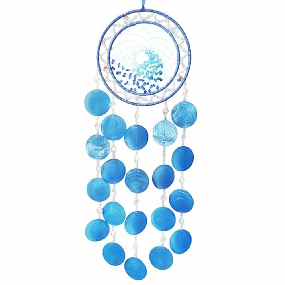Shell For Dream Catchers with Iron Ring and Beads for Stylish Bedroom and Garden Wall Hanging and Soothing Breeze