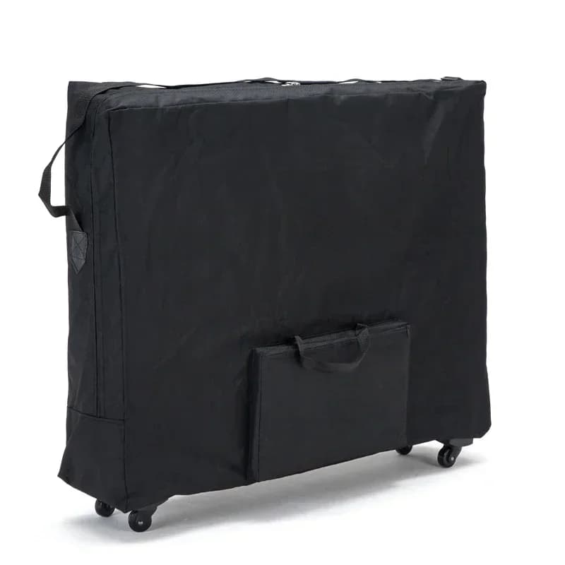 Borsa portaoggetti portatile impermeabile per lettino da massaggio con custodia da viaggio con ruote Zaino in tessuto Oxford resistente all'usura con gambe pieghevoli