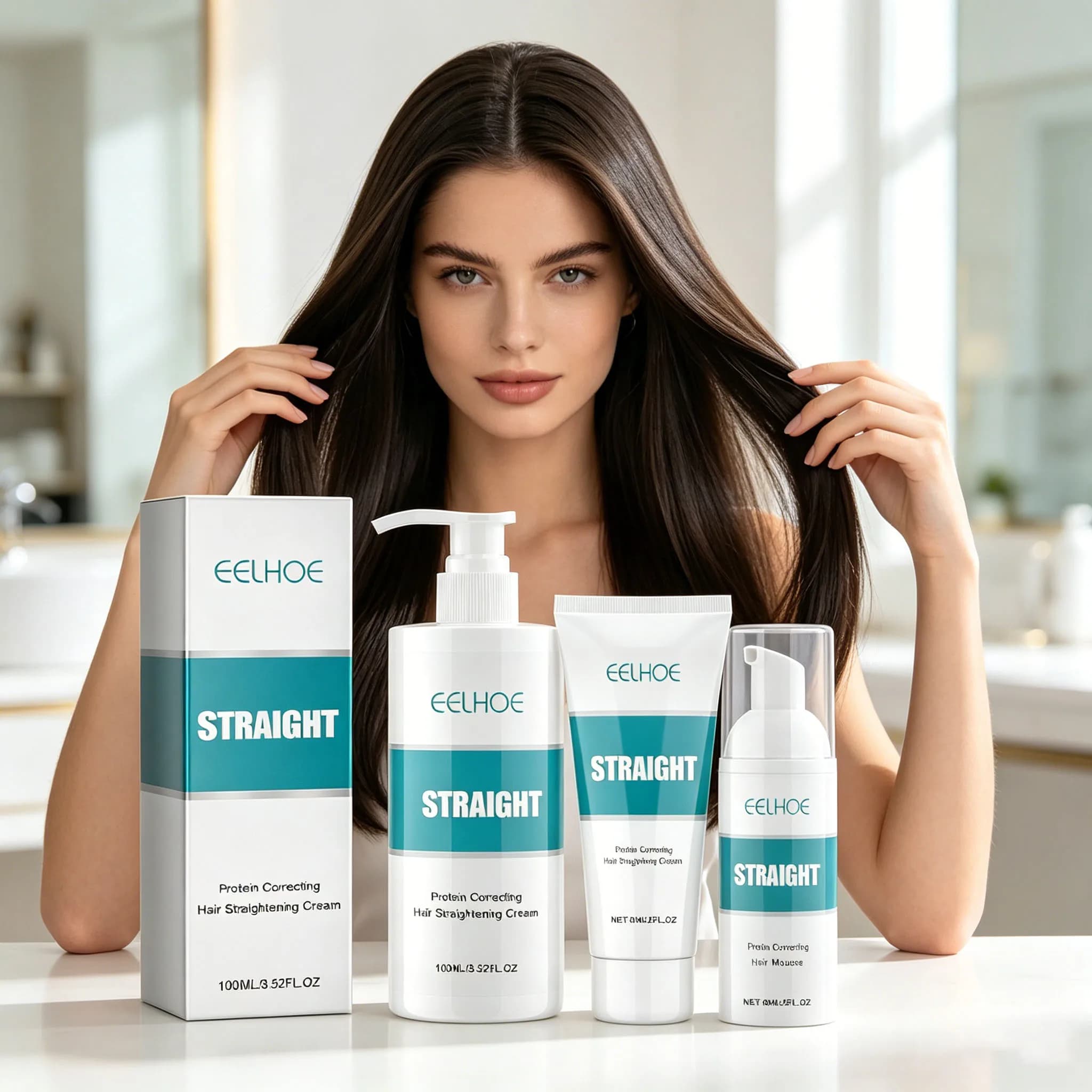Protective Corrective Cream for Straight Hair Repair Hair Damaged Hair Grows Prevention Nutrient Waist Balm