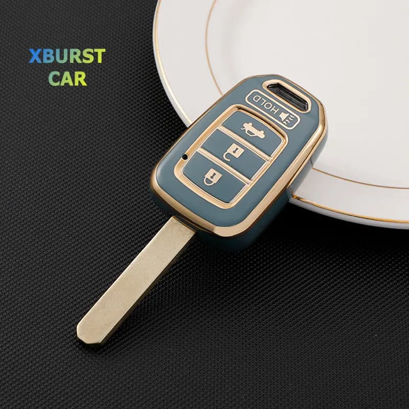TPU Shell Fob per Honda Accord CIVIC CRV Jazz HR-V HRV 2013 2014 2015 2016 Auto Chiave A Distanza Della Copertura Della Cassa Portachiavi Accessori