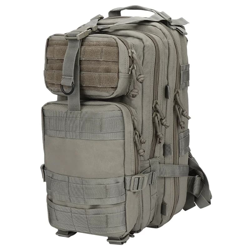 2026 3P Tactical Backpack – 600D Waterproof Nylon, MOLLE System, YKK Zippers, Fits 15.6" Laptop, Multi-Pocket Outdoor Travel Bag
