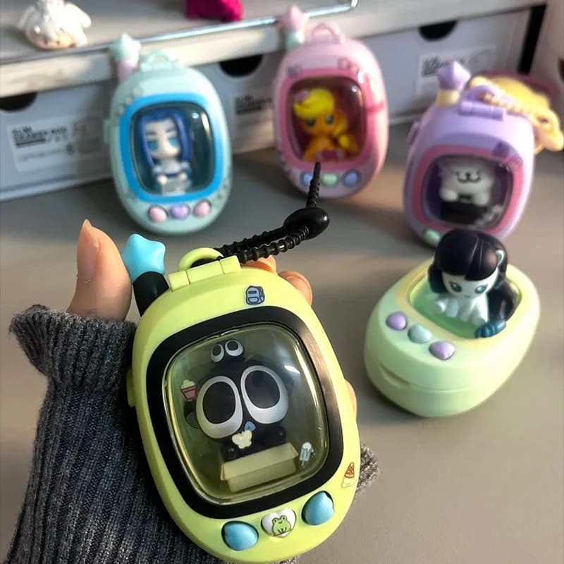 The Legend Of Hei Mini Doll Transparent Storage Pouch Blind Box Backpack Keychain Cute Bag Charm Anime Peripheral Accessory