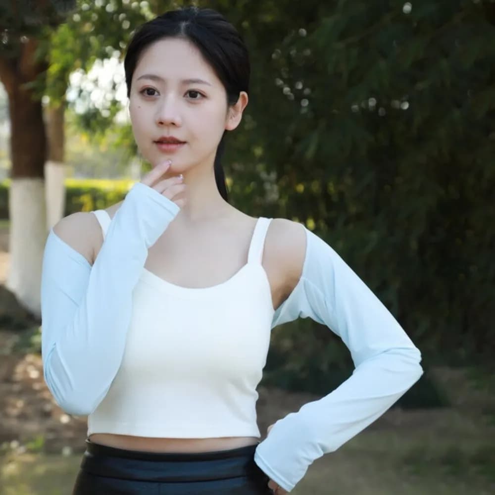 Solar Protection Raglan sleeve Air conditioned shirt Cardigan kimono Open cover Beach towel Sun protection gloves Ice arm sleeves