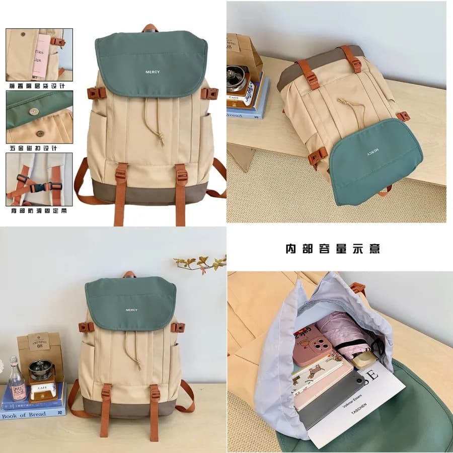 daNew style casualZaino casual woman, multifunctional travel bag of great capacity, for outdoors, with separation between dry and wet, for computer