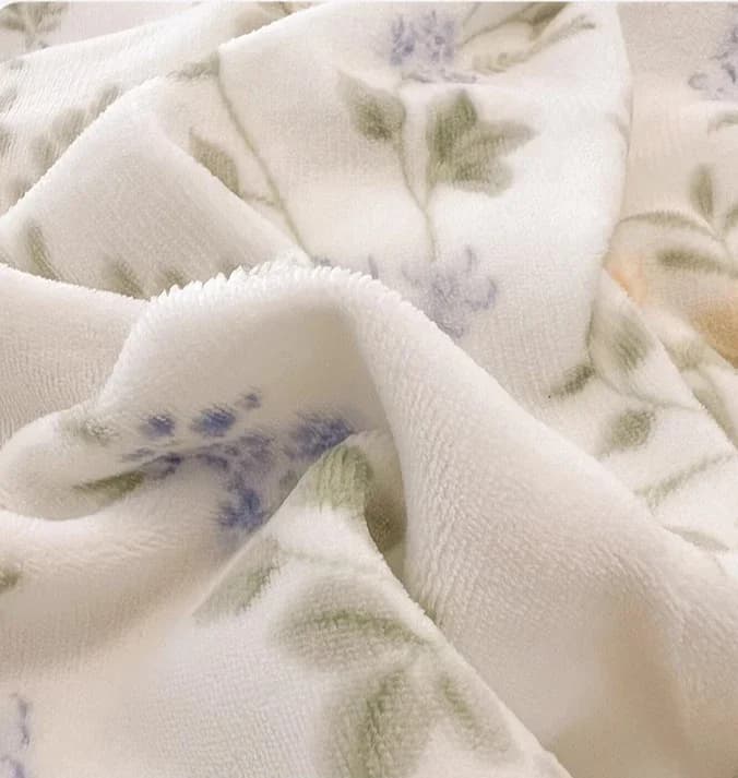 Set di quattro pezzi in pile effetto latte, lenzuola in flanella ispessita in pile corallo invernale, copripiumino, pile bifacciale