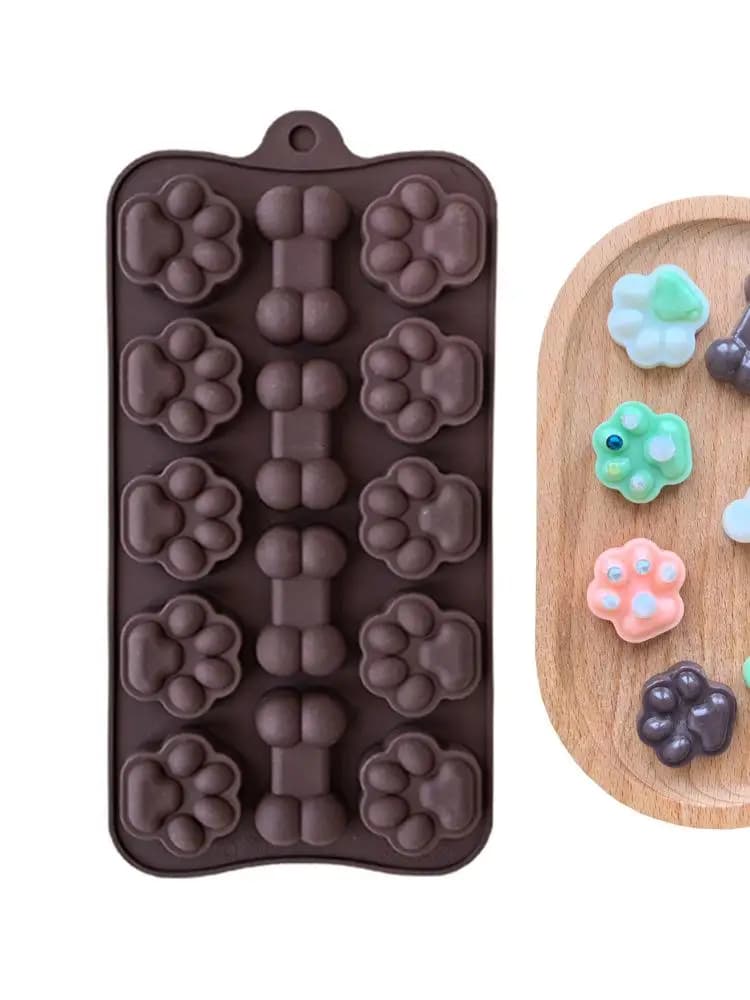 Stampo in Silicone Decorativo a Forma di Zampa per Dolci, Budini, Cubetti di Ghiaccio, Lavabile e Adatto a Tutti i Fornelli