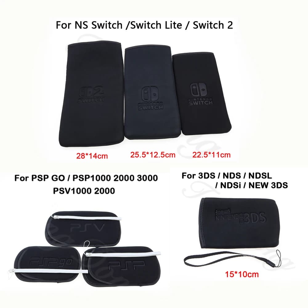 1PC Per 3DS Nuovo 3DS NDS creen Custodia protettiva Borsa morbida per PSV PSP GO Per NS Switch Lite Switch 2 console di gioco