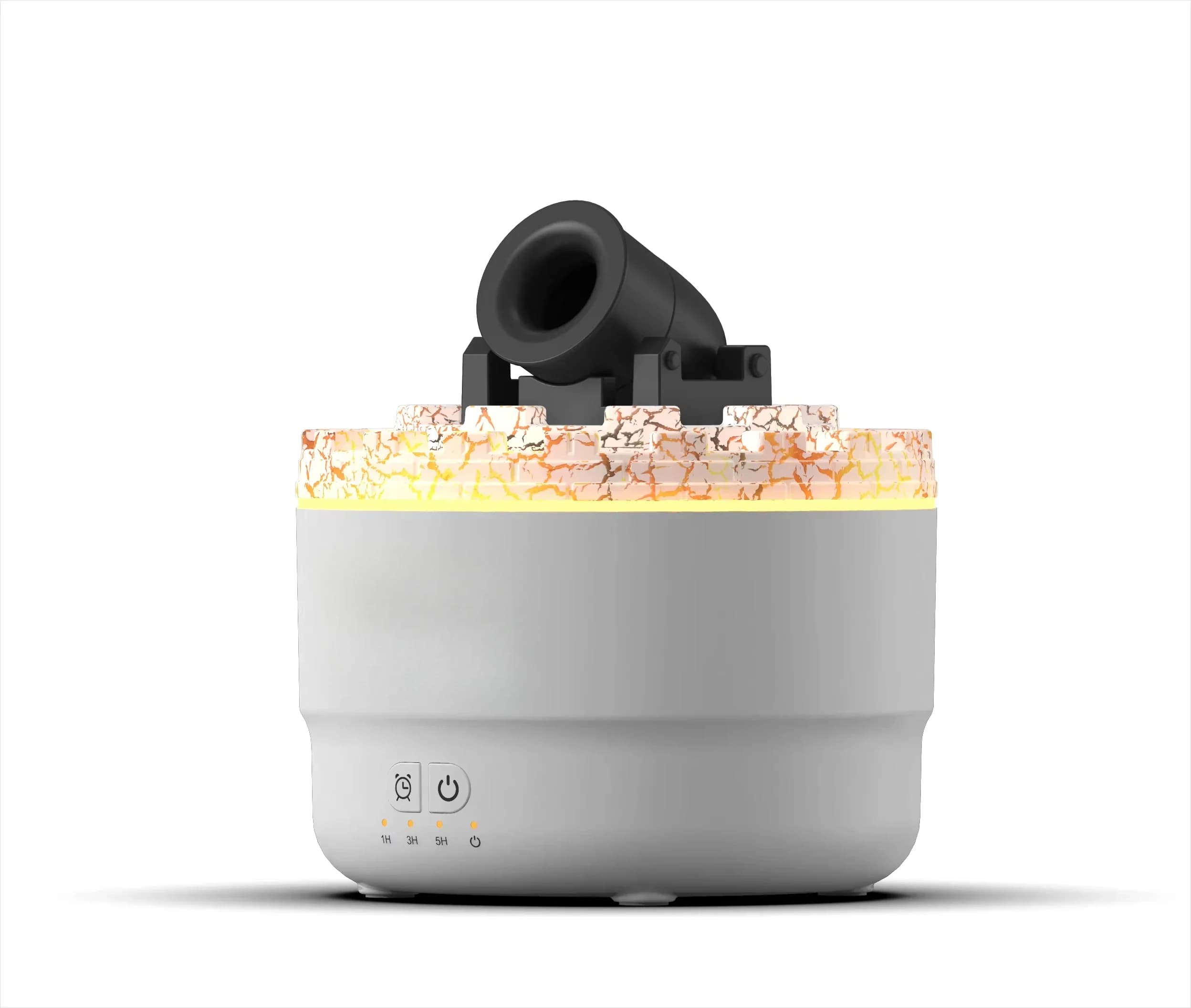 Umidificatore di design di meduse per diffusore di aromi di crepa di lava vulcanica ad ultrasuoni portatile per l'arredamento dell'home office