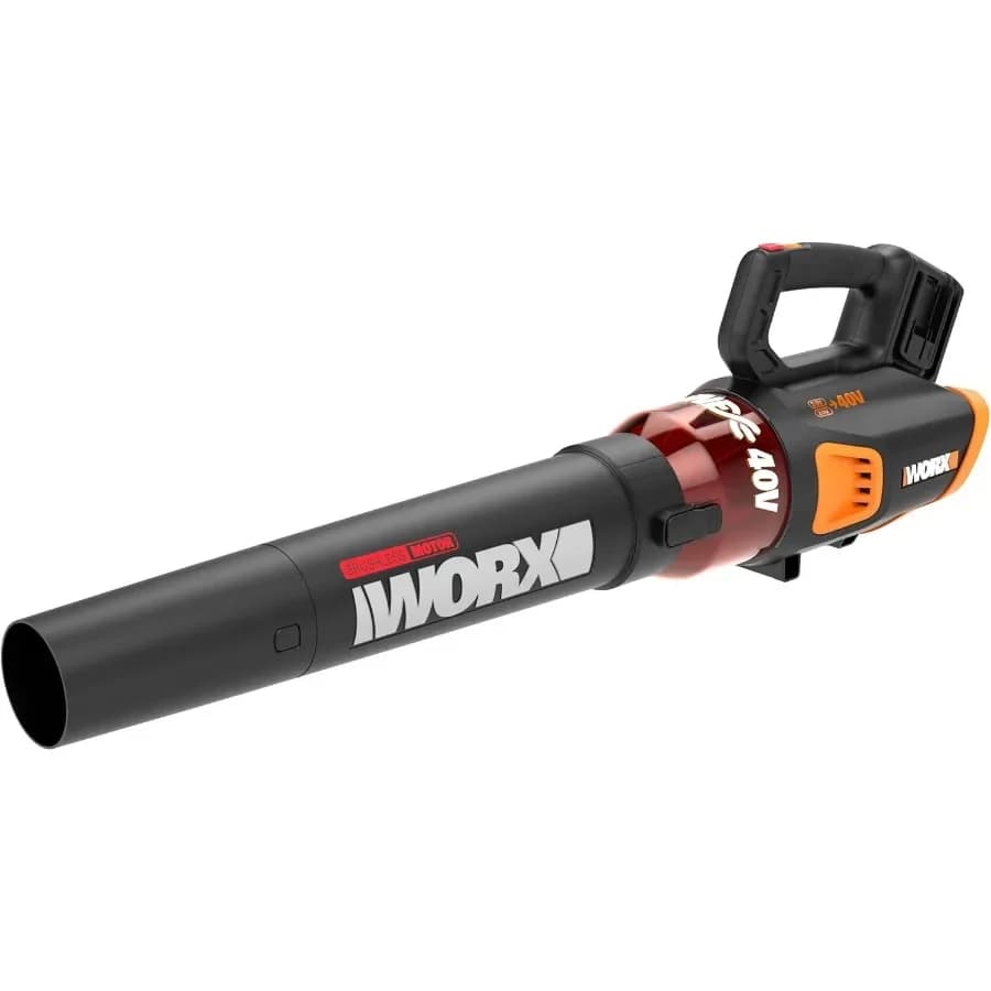 WG584.9 Ventilatore elettrico per foglie a batteria da 40 V per la cura del prato con motore brushless 2 batterie e caricabatterie non inclusi