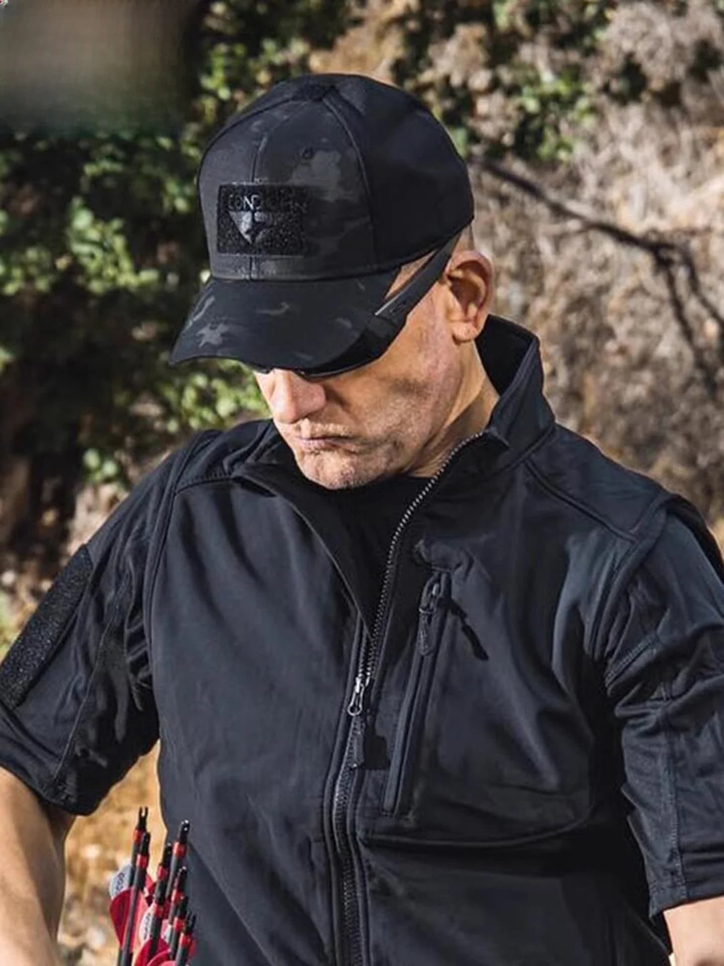 Adjustable Camouflage Baseball Cap Men's Outdoor Resistant to Scratch High Top Breathable Duckbill Hat Unisex Spring Magic Ta...