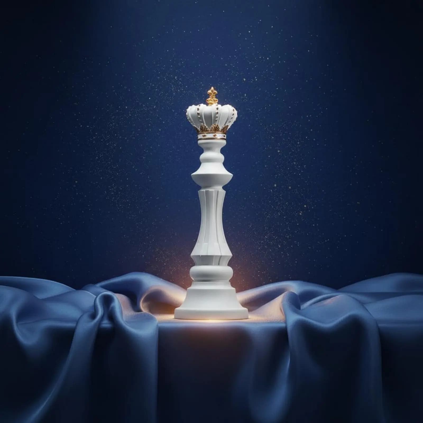 3 Pieces Chess King Queen Knight Statue Desk Display Chess Piece Decor Set King Figurine Gold Trim Queen Figurine Non