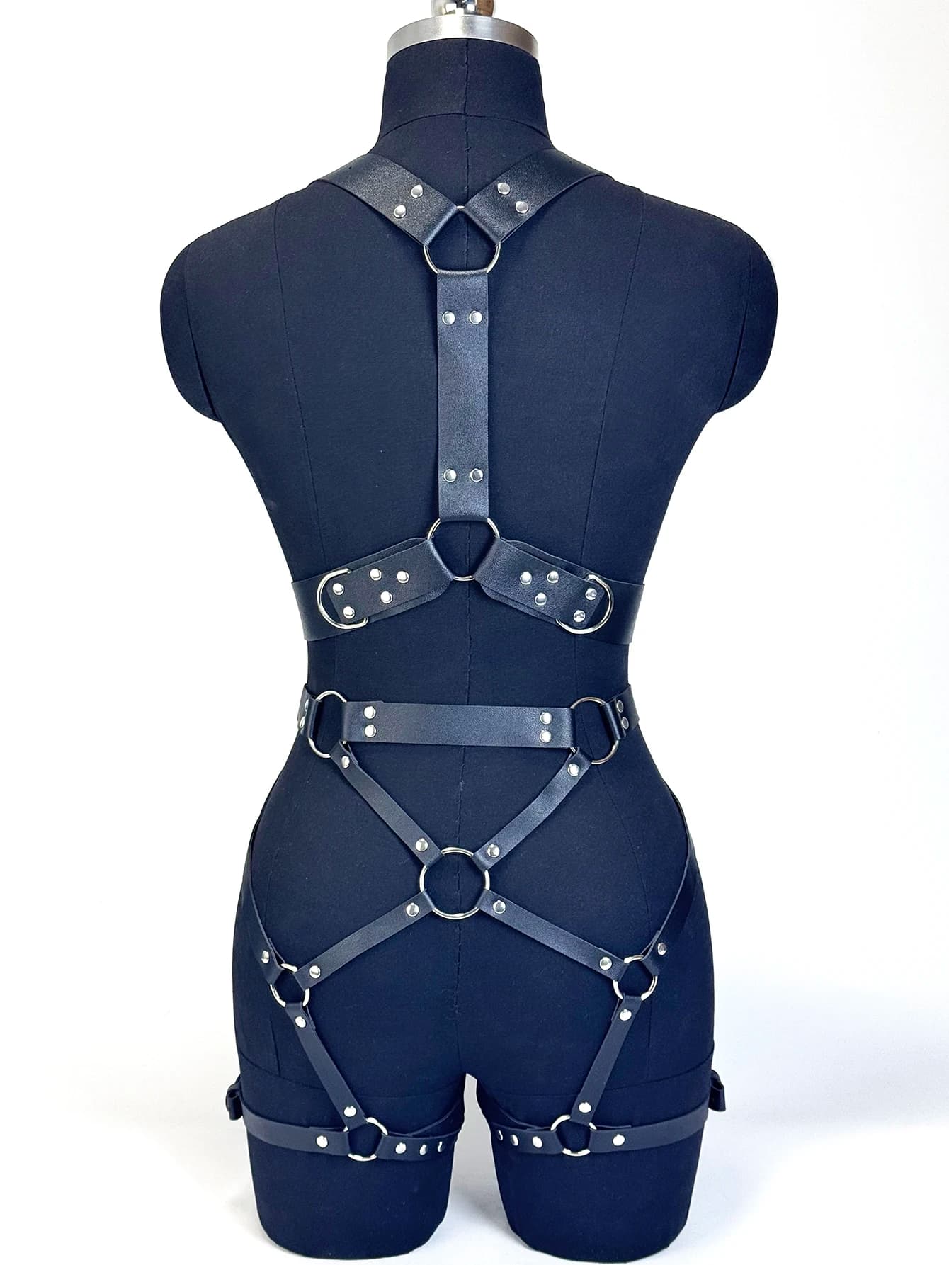Cintura Gotica da Donna, Accessorio Moda Punk, Fascia Decorativa Regolabile, Bretelle Stile Street, Corsetto Harness