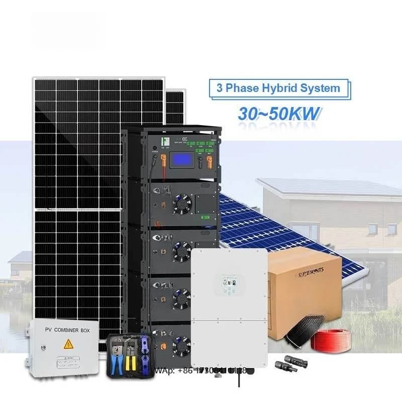 Sistema di pannelli solari industriali 150kwh 200kwh Pz 100kw 60kw 30kw Sistema di energia solare fotovoltaica trifase