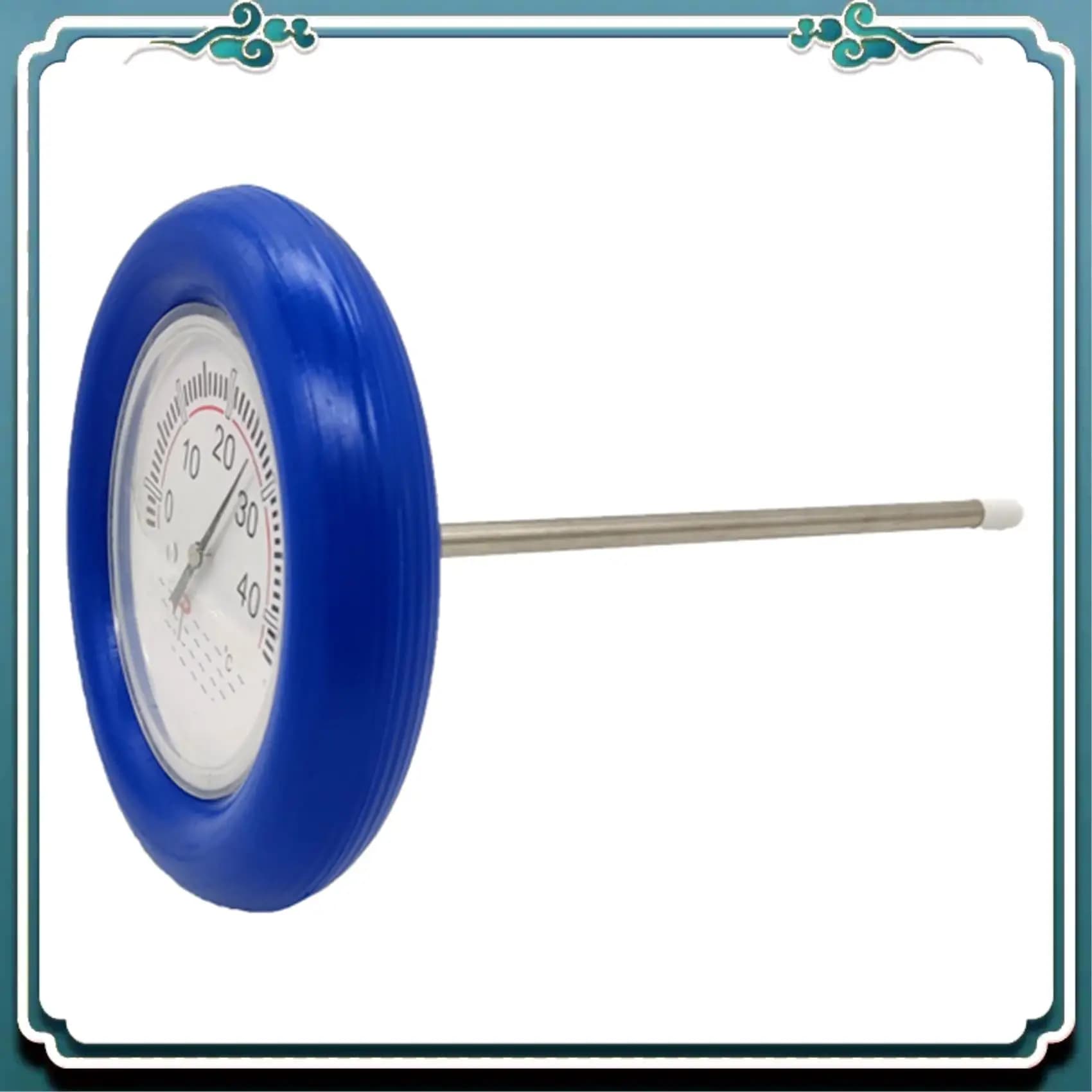 Termometri per piscina A65G - Accessori per il monitoraggio della temperatura dell'acqua, termometro a piastra galleggiante per piscine interne ed esterne