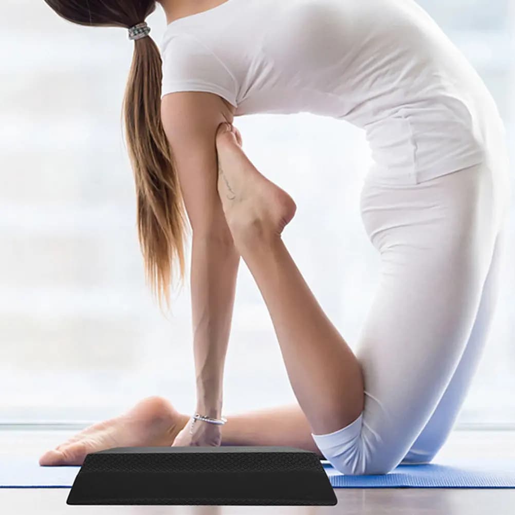 2 Pezzi Tappetino per Yoga e Fitness, Portatile, per Allenamento a Casa, Antiscivolo e Confortevole