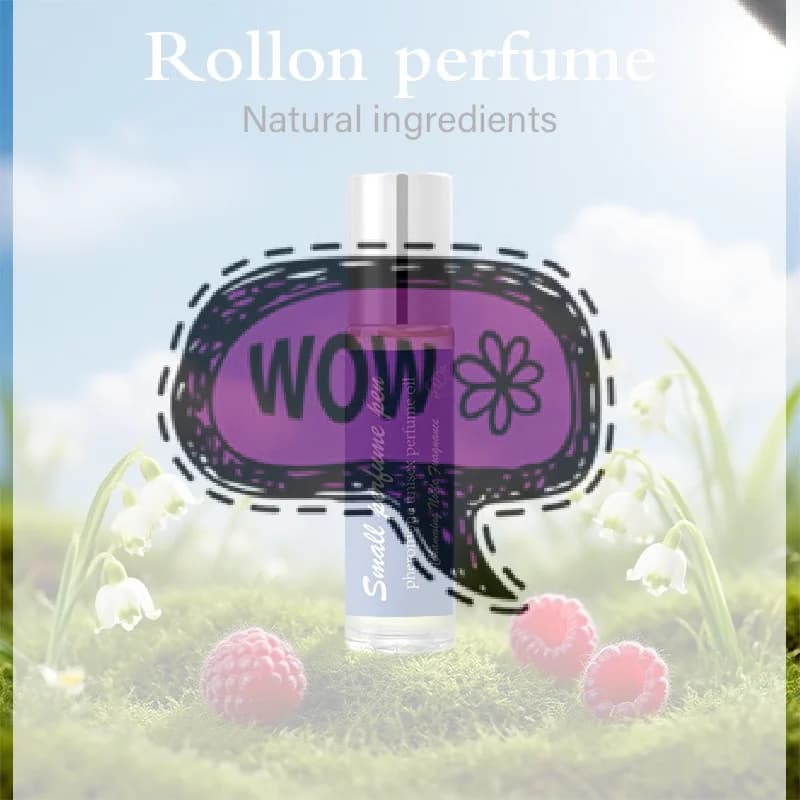 Profumo roll-on concentrato naturale, fragranza leggera, fresca, delicata e di lunga durata, regalo per appuntamenti di coppia, olio essenziale per il corpo.