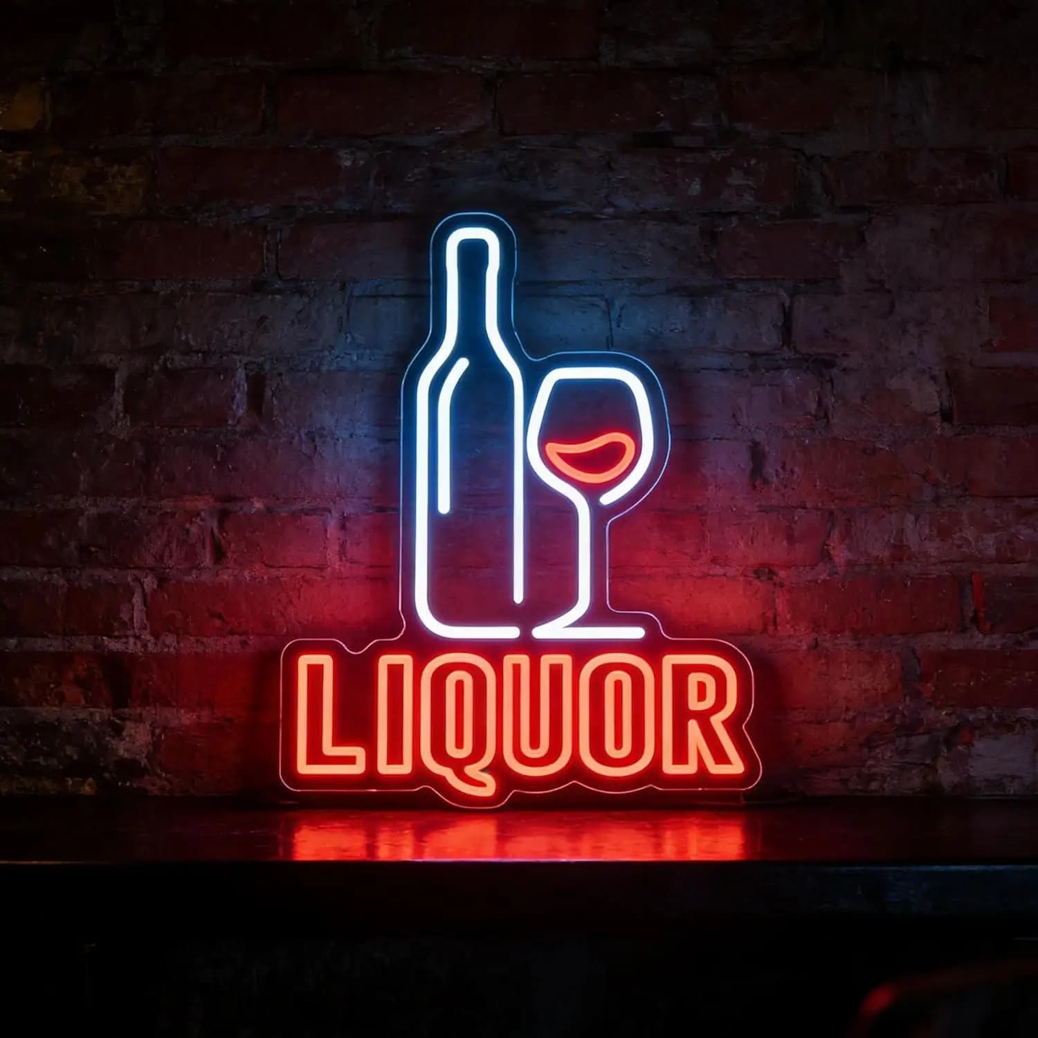 Insegna al Neon per Liquori, Luce LED Dimmerabile USB per Bar, Pub, Ristoranti, Discoteche, Negozi, Insegna 'Aperto', Decorazione Murale, Insegne per Bar e Attività Commerciali
