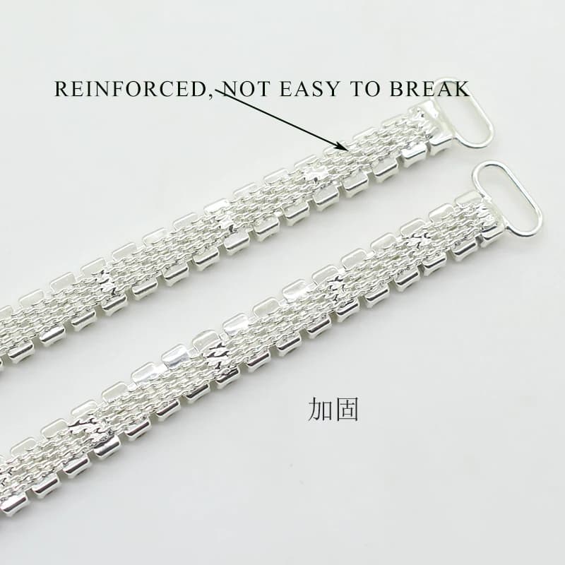 4 pezzi 160 mm strass rinforzano connettori catena cristallo costumi da bagno bikini decorazione artigianato accessori di abbigliamento