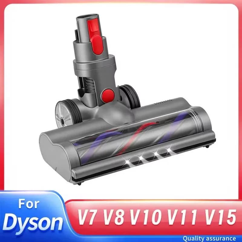 Testina a rullo per aspirapolvere senza fili Dyson V7 V8 V10 V11 V15, accessorio con attacco rapido e faro LED