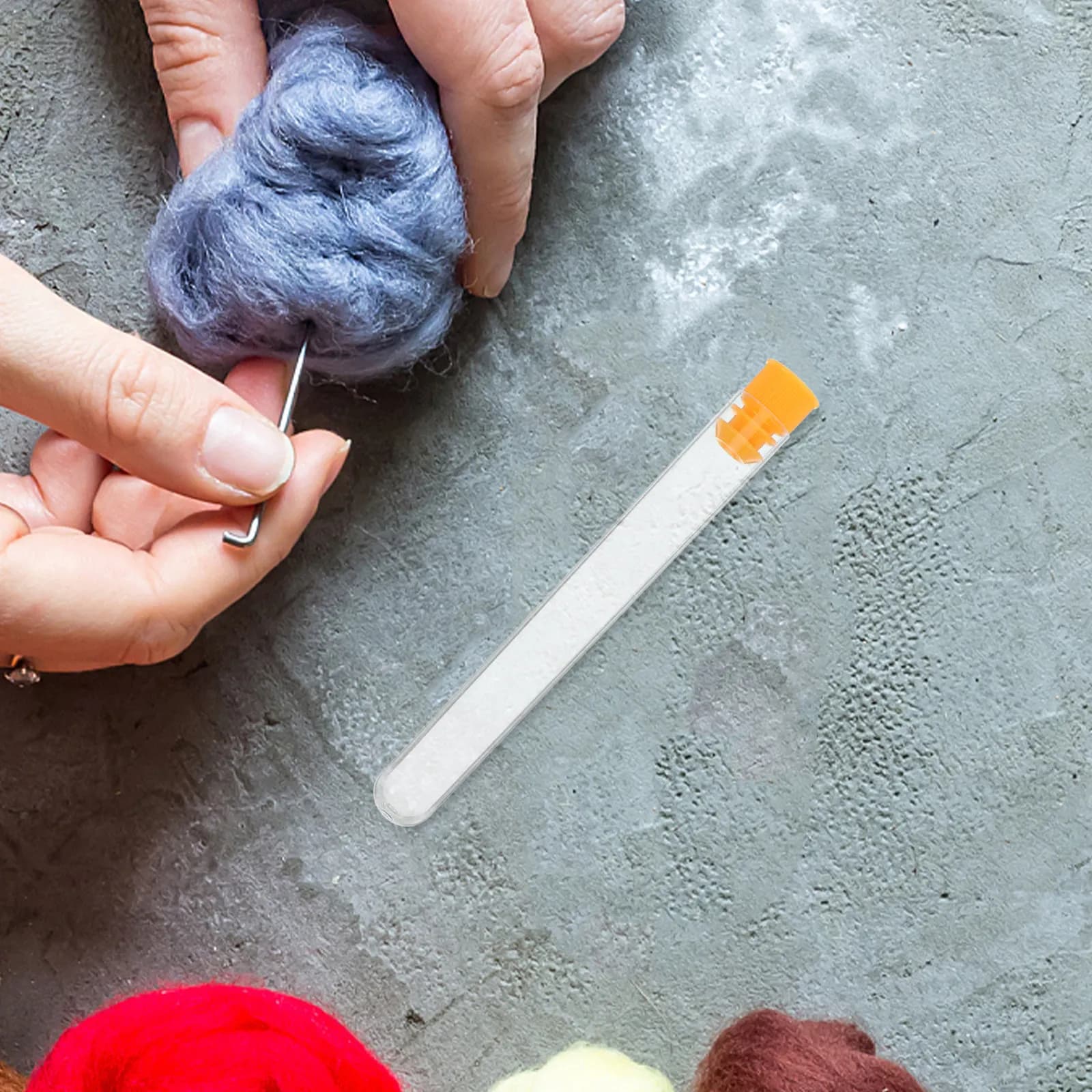 10 Pezzi Tubi Organizzatori Premium in PP Trasparente per Aghi da Cucito, Uncinetto, Lavori a Maglia, Conservazione di Piccole Parti, Perline, Paillettes