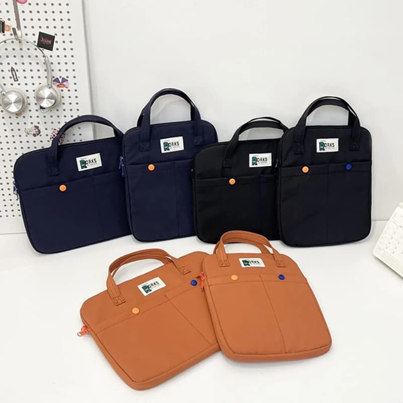 Simpatica custodia coreana per tablet da 8-10 pollici, borsa per laptop da 11-14 pollici, borsa per il trasporto di laptop e tablet.