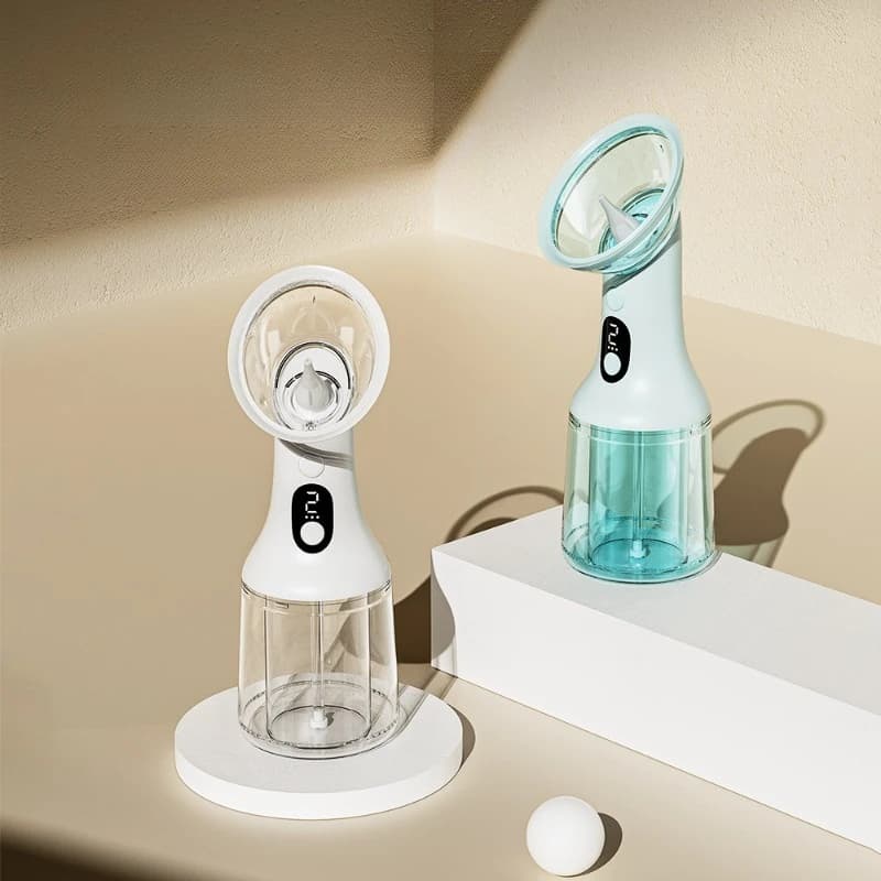 Pulitore Auricolare Automatico a Impulsi con Temperatura Regolabile, Lavaggio Orecchie Elettrico Portatile per Bambini e Adulti