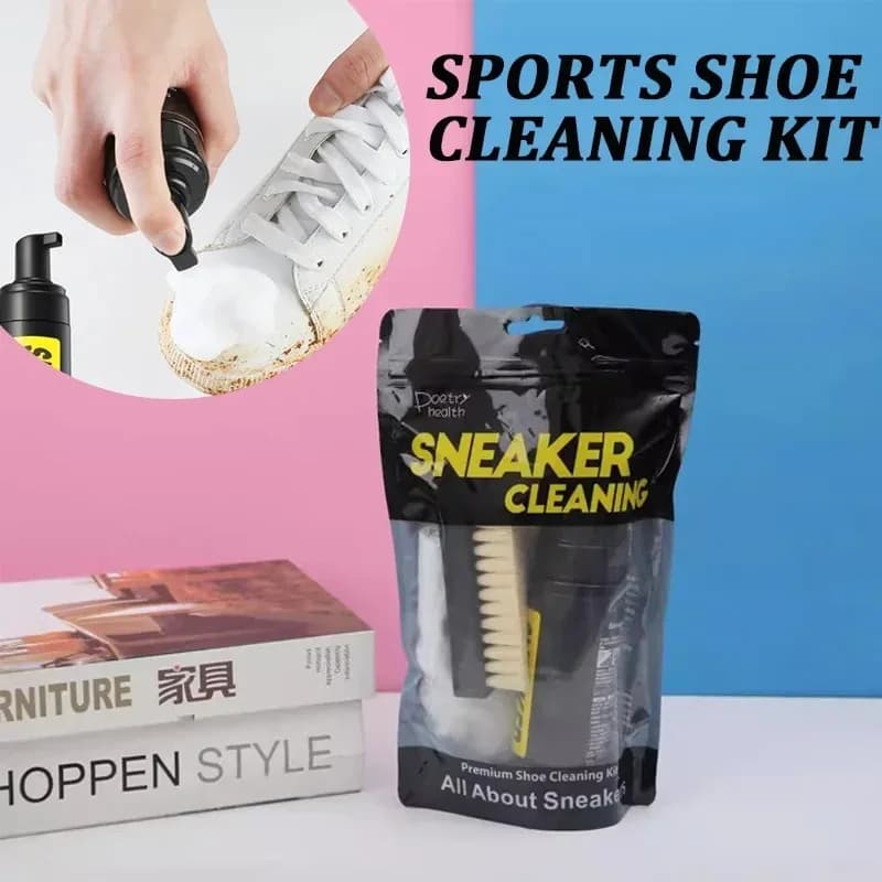 Detergente per scarpe da ginnastica Detergente per schiuma per scarpe da ginnastica in schiuma Detergente per scarpe multimateriale per kit di pulizia per scarpe in nylon e vinile su tela scamosciata in pelle
