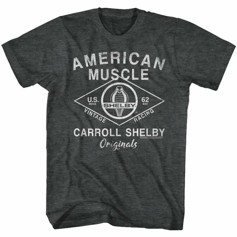 Maglietta Shelby American Muscle Originals Nera Heather