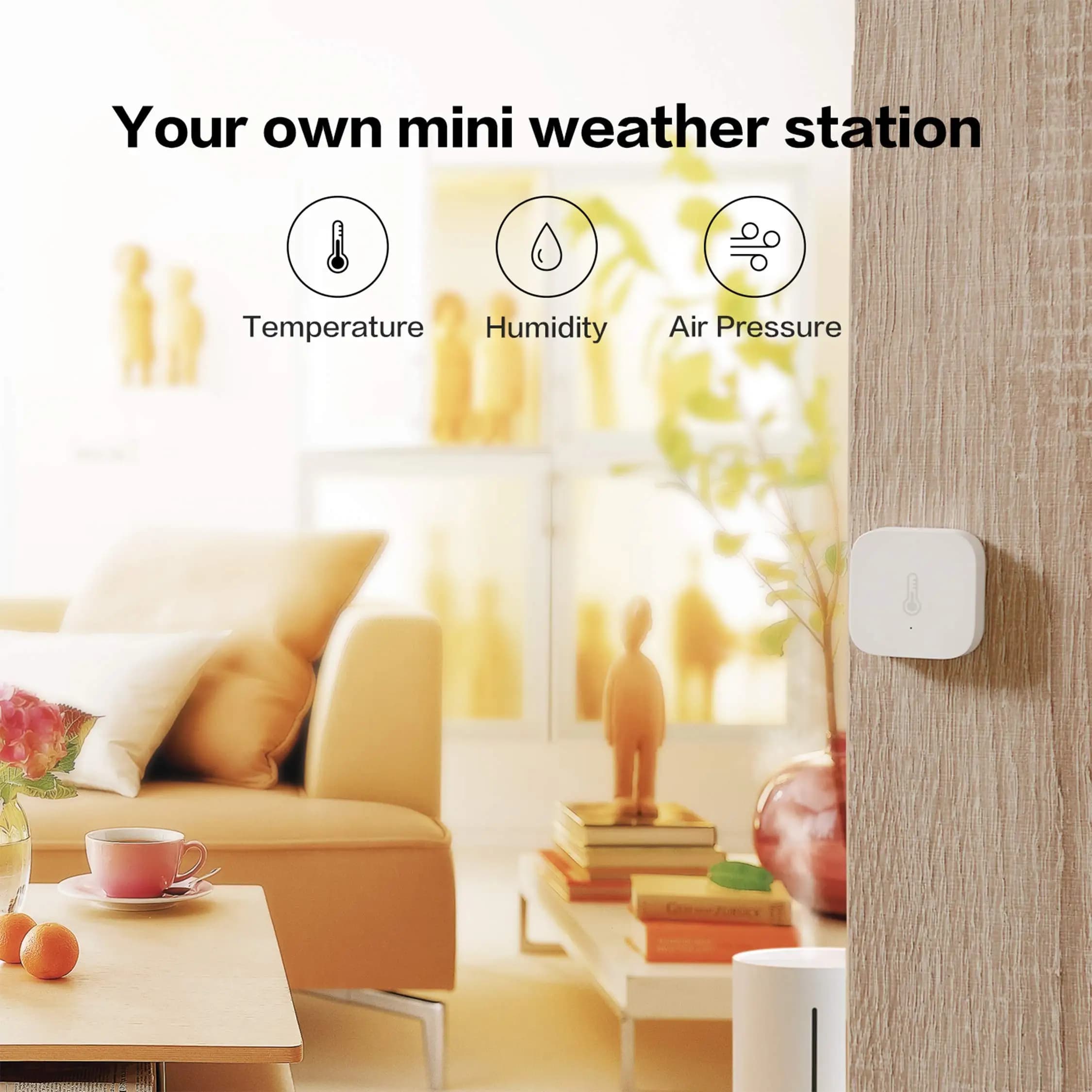 Aqara Temperature Humidity Sensor Zigbee Smart Air Pressure Environment Sensor Hygrometer Work With Xiaomi MiHome Mijia Homekit