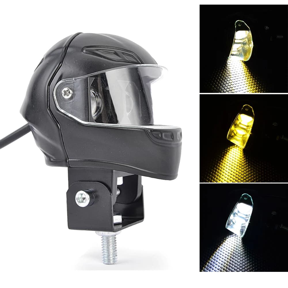 Faretto a LED per moto Faro fendinebbia Dirt Bike Bici da strada Camion SUV UTV Fendinebbia