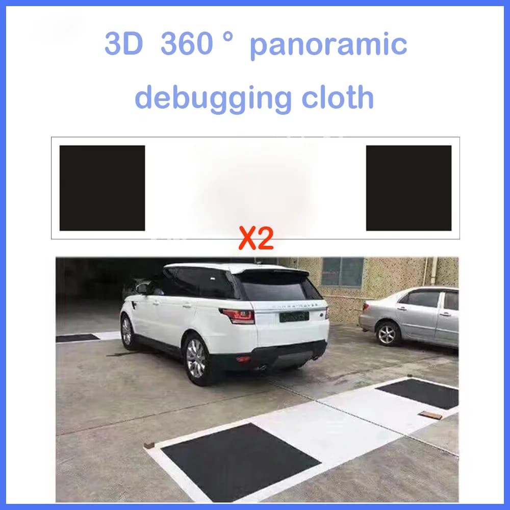 Auto 360 ° system of panoramic images debug cloth calibration cloth joint fabric 360 Car cap for auxiliary camera 360