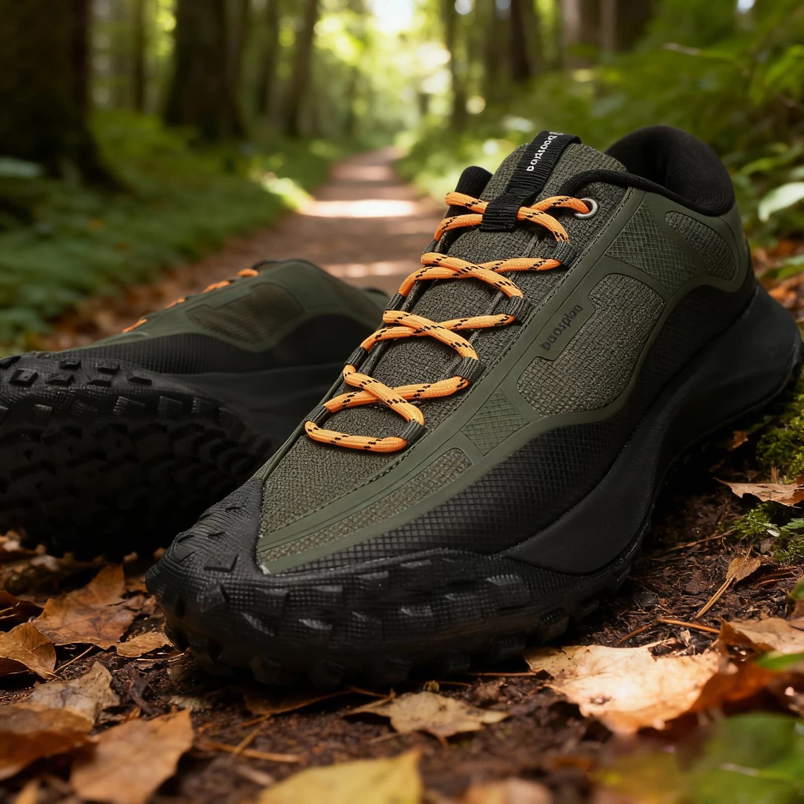Baasploa Scarpe da trekking da uomo Scarpe da ginnastica antiscivolo resistenti da campeggio impermeabili da esterno Scarpe da passeggio stringate leggere casual da uomo