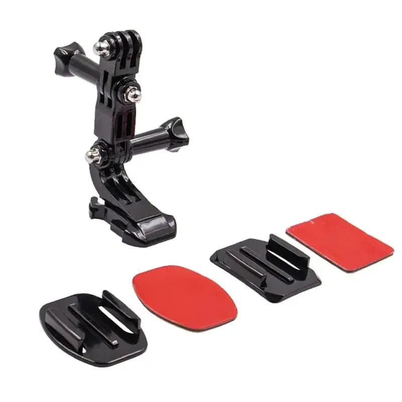 Support for Action Camera with Base Plate and Curve for Gopro SARGO Xiaoyi, Accessories for Action Camera