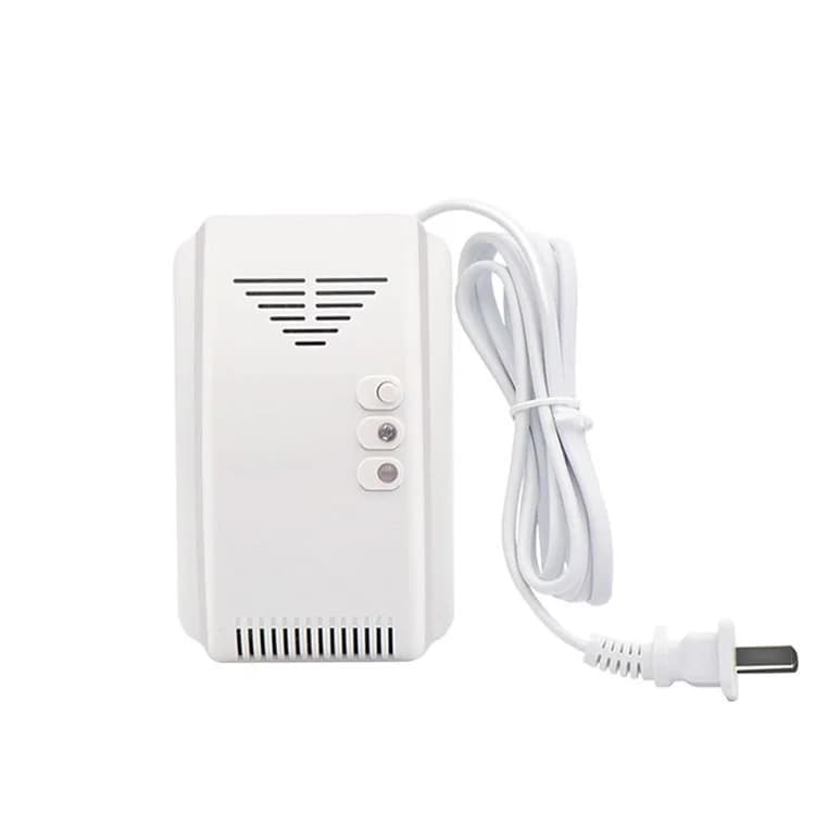 Rilevatore di sistema di sicurezza domestica ABS intelligente Sensore di perdite di gas GPL di monossido di carbonio naturale Sensore multi-gas Fumo antincendio Rete Wi-Fi/IP