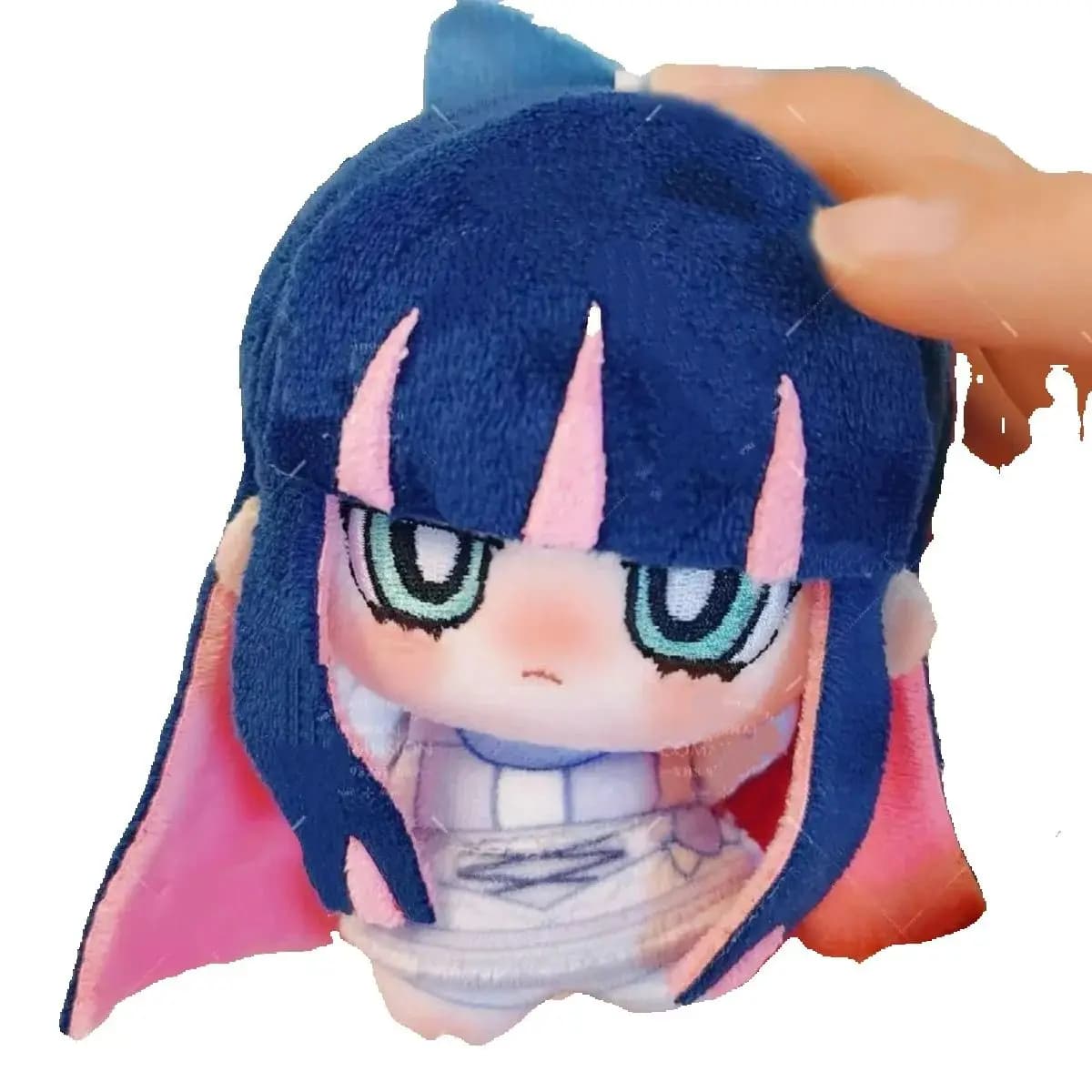 Anime Panty & Stocking with Garterbelt Stocking 10CM Simpatico Peluche Imbottito in Cotone, Statuetta Regalo di Compleanno per Ragazze